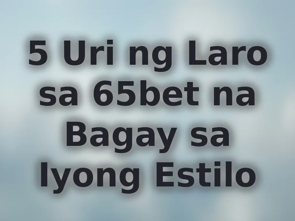 Gabay sa pagpili ng laro
